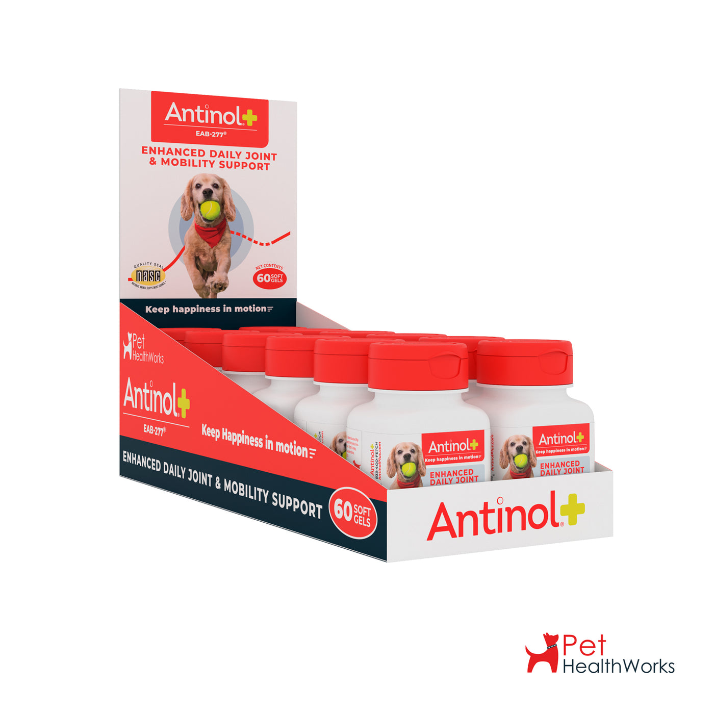 Antinol Plus - Display Shipper - 12 60ct Bottles