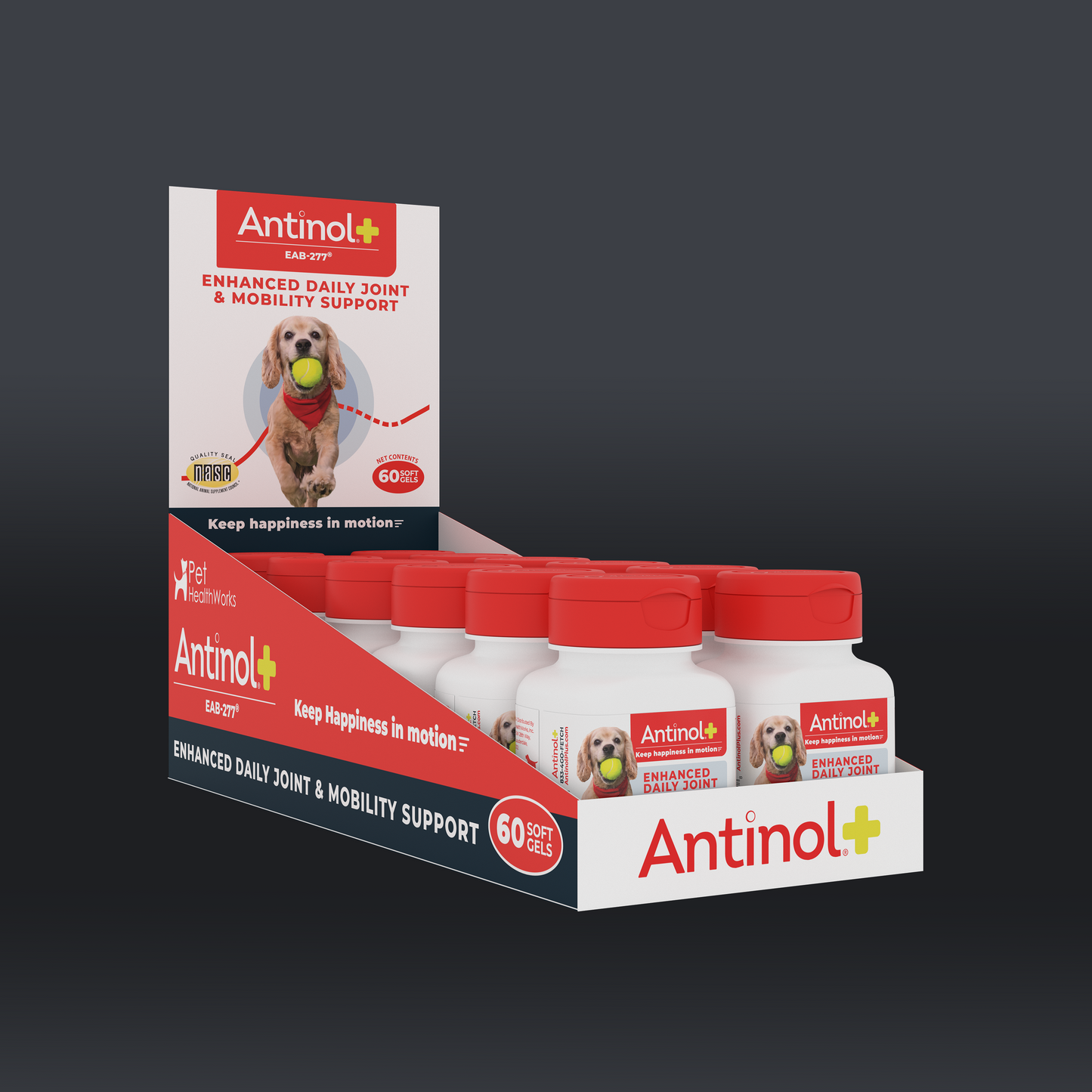 Antinol Plus - Master Pack - 72 60ct Bottles